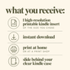 instructions Certified Book Addict Kindle Insert