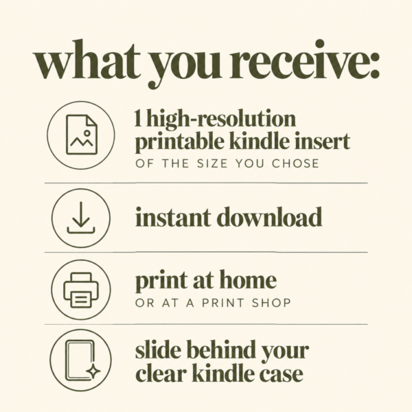 instructions Certified Book Addict Kindle Insert